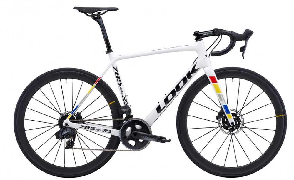 Vélo Look 785 Huez RS disc Force etap pro team white glossy 2020 A1