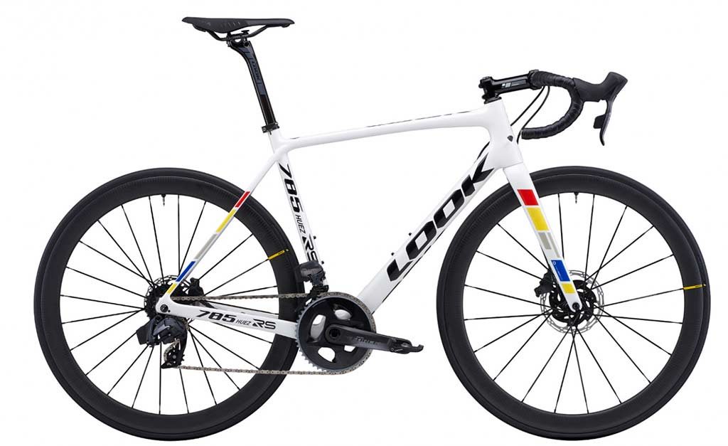 Vélo Look 785 Huez RS disc Force etap pro team white glossy 2020 A1