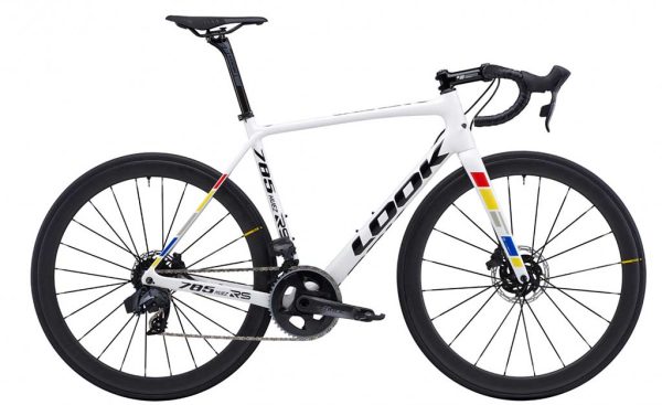 Vélo Look 785 Huez RS disc Force etap pro team white glossy 2020 A1